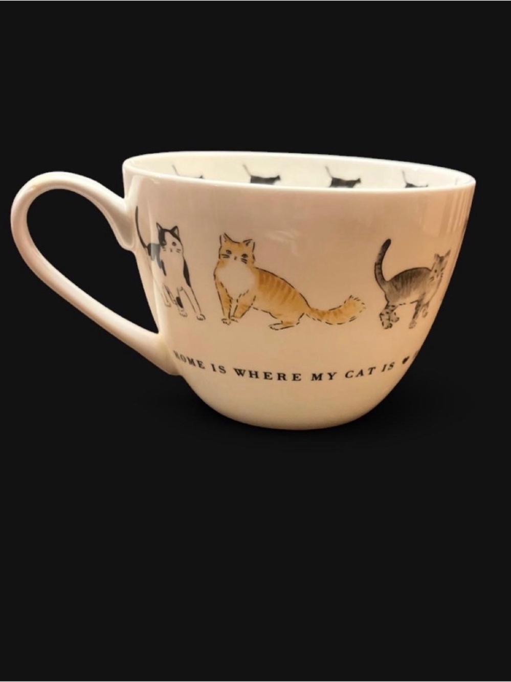 Portobello By Inspire Mug “Home is Where My Cat is” Designed in England.